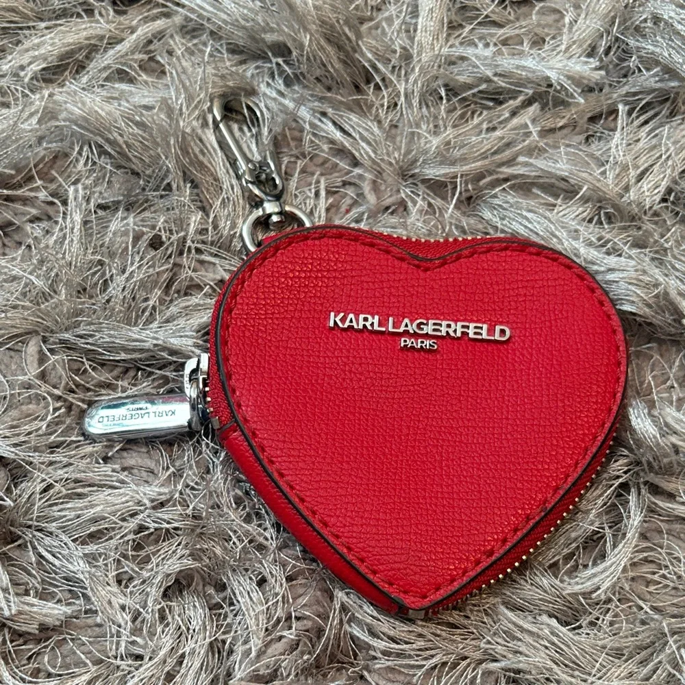 Karl Lagerfeld Red Heart Baby Bag